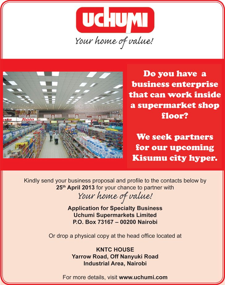 uchumi supermarket offers
